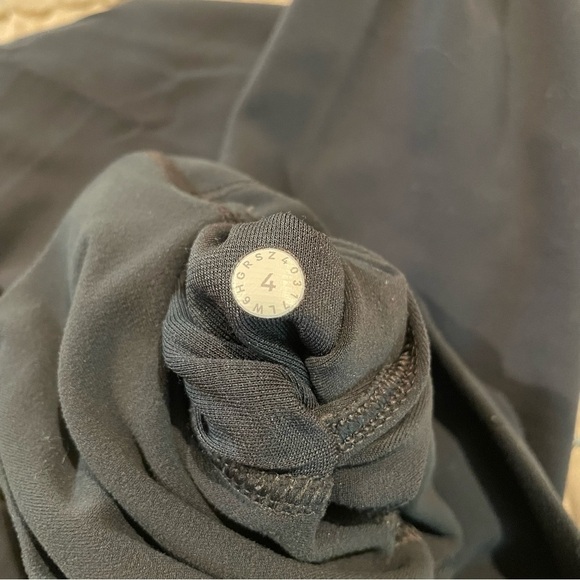 Lululemon Align Crop 19" Activewear Leggings Blue Tied 4 W6HGRS - Picture 6 of 9